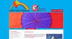 Desktop Screenshot of happy-ballooning.de